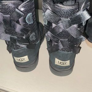 Black sequin Uggs